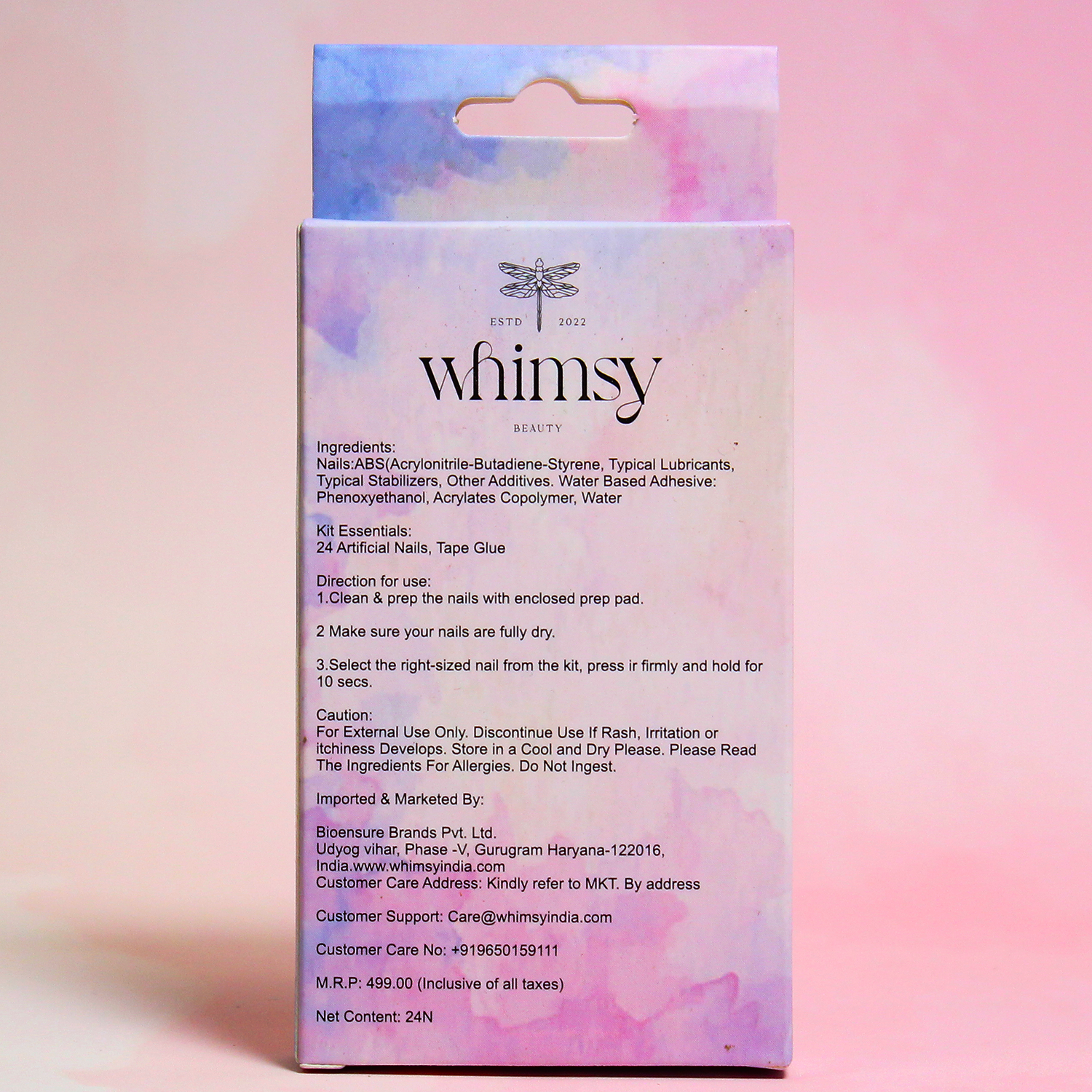 Whimsy Fairy Garden Press ON Nails - Pack of 24