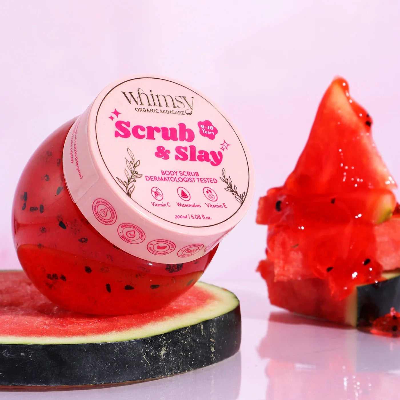 Whimsy Kiwi & Watermelon Body Scrub Combo (4-16 years)
